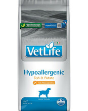 Kuivtoit koertele Farmina Vet Life Hypoallergenic Fish & Potato, kala, 12 kg