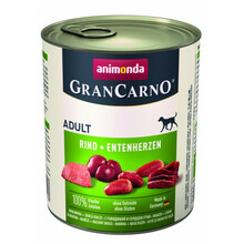 Animonda GranCarno veiseliha ja pardisüdametega, 800g