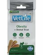 Hambapuhastusmaiused väikestele koertele Farmina Vet Life Dental Treat Obesity Mini, 60 g