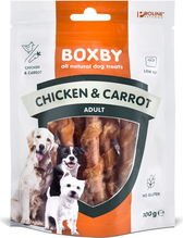 Maiused koertele Boxby Chicken & Carrot Sticks, 100 g