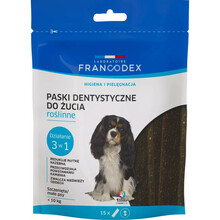 Maius koertele Francodex Dental Strips S, 15 tk