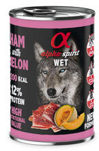Märgtoit koertele Alpha Spirit singi ja meloniga, 400 g
