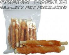 Maiustus koertele Magnum Sticks kanaliha ja veisenahaga, 250 g