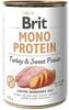 Märgtoit koertele Brit Mono Protein Turkey maguskartuliga, 400 g