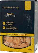 Maiused koertele Fitmin For Life Biscuits vitamiinidega, 180 g
