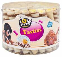 Maiused koertele Lolo Pets Classic Tasties Milk & Honey Straws, 60 tk