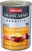 Konserv koertele Animonda GranCarno Sensitiv kalkuni ja kartuliga, 400g