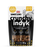 Maiustus koertele Uniszki krõbe kalkun salvei ja nõgesega, 80 g
