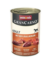 Konserv koertele Animonda GranCarno linnusüdamega, 400g