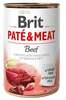 Märgtoit koertele Brit Pate & Meat veiselihaga, 400 g