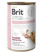 Brit Veterinary Diet Hypoallergenic Salmon & Pea, 400 g