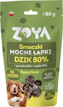 Maiused koertele Zoya Healthy Paws Wild Boar, 80 g