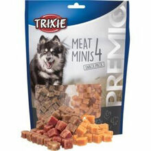 Maiustus koertele Trixie Premio 4 Meat Minis, lambaliha/veiseliha/kanaliha/pardiliha, 0.4 kg