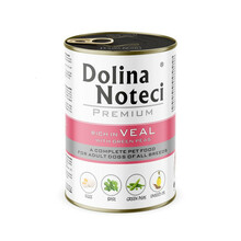 Märgtoit koertele Dolina Noteci Premium vasikaliha ja roheliste hernestega, 400 g