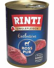 Märgtoit koertele Rinti Singlefleisch Exclusive Horse, 400 g