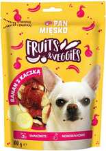 Maius koertele Pan Mięsko Fruits & Veggies Banana with Duck, 100 g