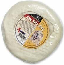 Maiustus koertele Antos Raw Hide Ring lehmanahast, 0.24 kg