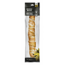 Maiustus koertele PrimaDog valge närimispulk kanaga, 38 cm, 1 tk, 175 g