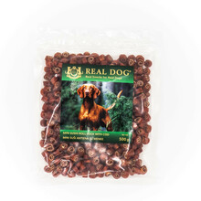Maius koertele Real Dog Snacks Mini sushi pardiliha ja tursaga, 500 g
