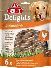 Maiustus koertele 8in1 Delights Chicken Spirals, 6 tk