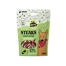 Maiused koertele Mr. Bandit Steaks küüliku ja pardiga, 500 g