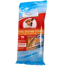 Maiustus koertele Bogadent Dental Enzyme Stripes Medium, veiseliha, 100 g
