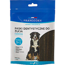 Närimisriba koertele Francodex Dental Strips L, 15 tk