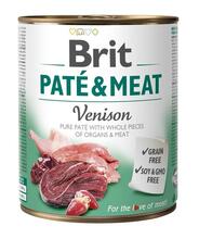 Pasteet koertele Brit Pate & Meat hirvelihaga, 800 g