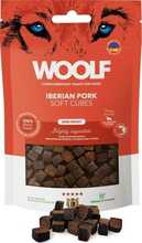 Maiused koertele Woolf pehmed kuubikud iberico sealihaga, 100 g