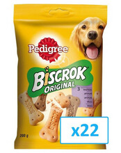 Maiustus koertele Pedigree Multi Biscrok, 200 g x 22