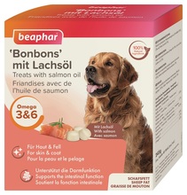 Koeramaius Beaphar Lachsol bonbons lõheõliga, 245 g