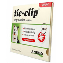 Anibio Tic-clip koerte ja kasside ripats puukide ja kirpude vastu, 1 tk