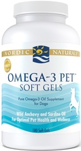 Nordic Naturals Omega-3 lemmikloomadele, 180 pehmet kapslit