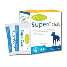 Mervue SuperCoat toidulisandid suurtele koertele, 30x15 ml