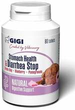 Gigi Stomach Health & Diarrhea Stop toidulisand koertele, 80 tk