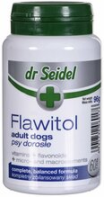 Dermapharm DR SEIDEL Flawitol, tabletid täiskasvanud koerte seisundi parandamiseks, 60 tk