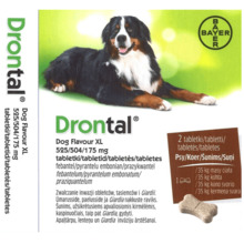 Vetoquinol Drontal Dog Flavour XL ussirohu tabletid suurtele koertele, 1 tbl