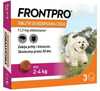 Frontpro tabletid kirpude ja puukide vastu koertele (2-4 kg), 3x 11,3 mg
