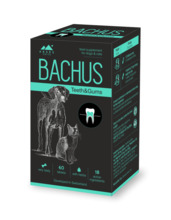 Bachus Teeth & Gums toidulisand koertele ja kassidele, 60 tbl