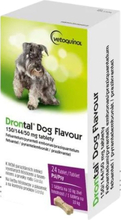 Vetoquinol Drontal Dog Flavour ussirohu tabletid koertele, 1 tbl.