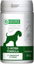 Canina NP D-worm formula, täiskasvanud koerte toidulisand usside ennetamiseks, 25 g