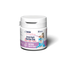 Gigi Stomach Health & Diarrhea Stop toidulisand kassidele ja koertele, 60 tk