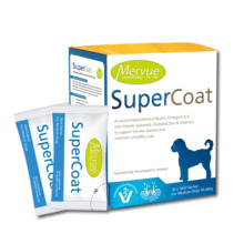 Mervue SuperCoat toidulisand keskmist tõugu koertele, 30x10 ml