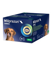 Milprazon Chewable 12,5 mg/125 mg närimistablett koertele alates 5 kg, 1 tablett