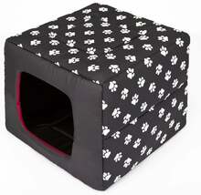 Lemmikloomavoodi Hobbydog Butterfly R2, BUTCWL4, 45 x 45 x 17,5 cm, must