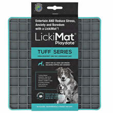 Lakkumismatt koertele LICKIMAT Tuff, 20 cm, helesinine