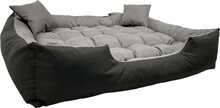 Koeravoodi AIO ECCO, 80 x 60 / 100 x 75 cm, hall/must