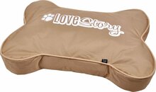 Lemmiklooma padi Homea FAT DOG, 100 x 70 x 15 cm, taupe/pruunikas