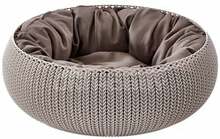 Lemmiklooma voodi Curver Cushion Knit, 54 x 54 cm, pruun/beež