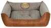 Pesa koertele Cazo Soft Bed Premium, 73 x 57 cm, pruun/hall
